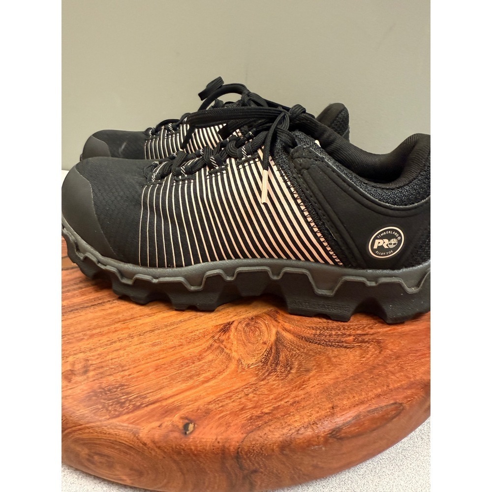 Timberland PRO Womens Alloy Toe Athletic Work Shoes Black Pink P# 9464 New